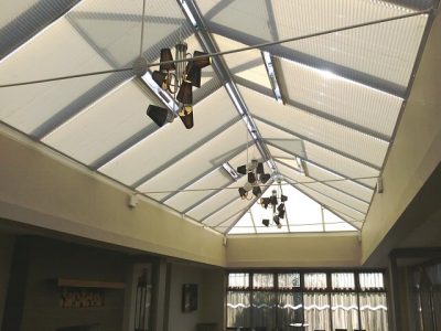 Rockley park 400 x 300 commercial pleated roof blinds