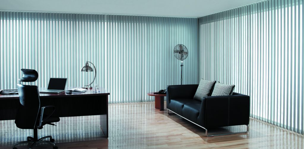 Office Vertical Blinds made for your business Marla Commercial Blinds