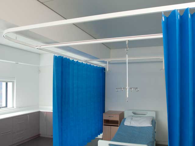 commercial cubicle tracks and curtains