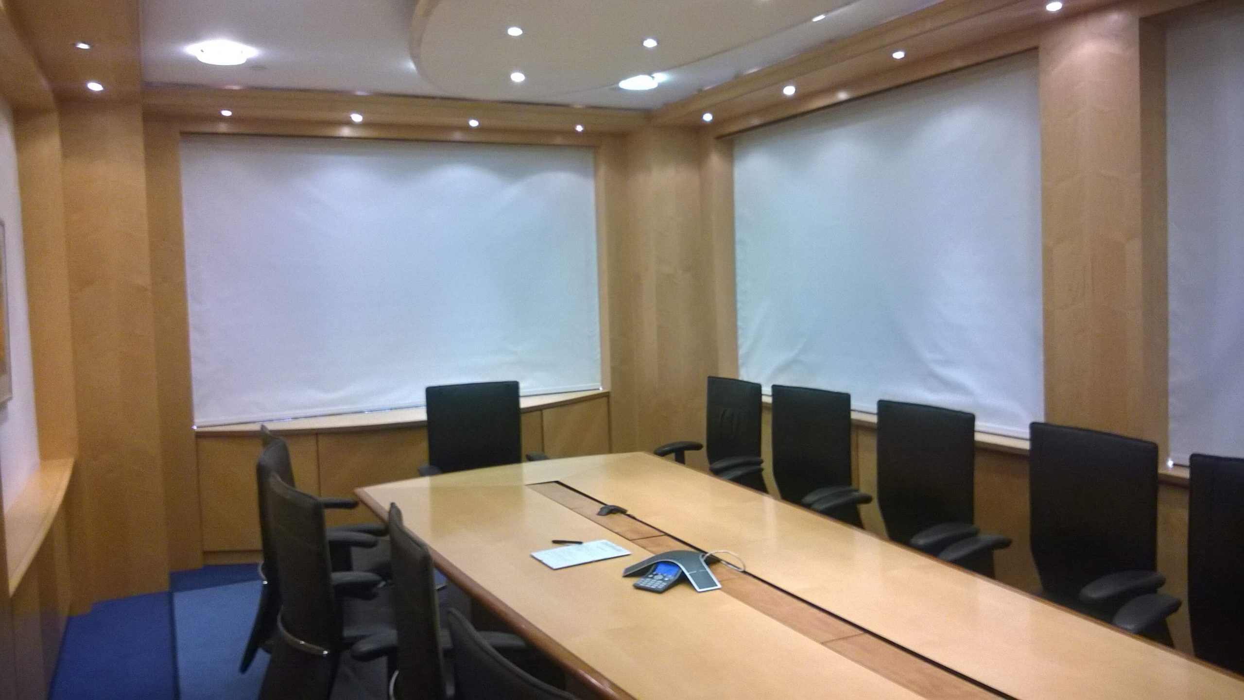 motorised blackout roller blinds